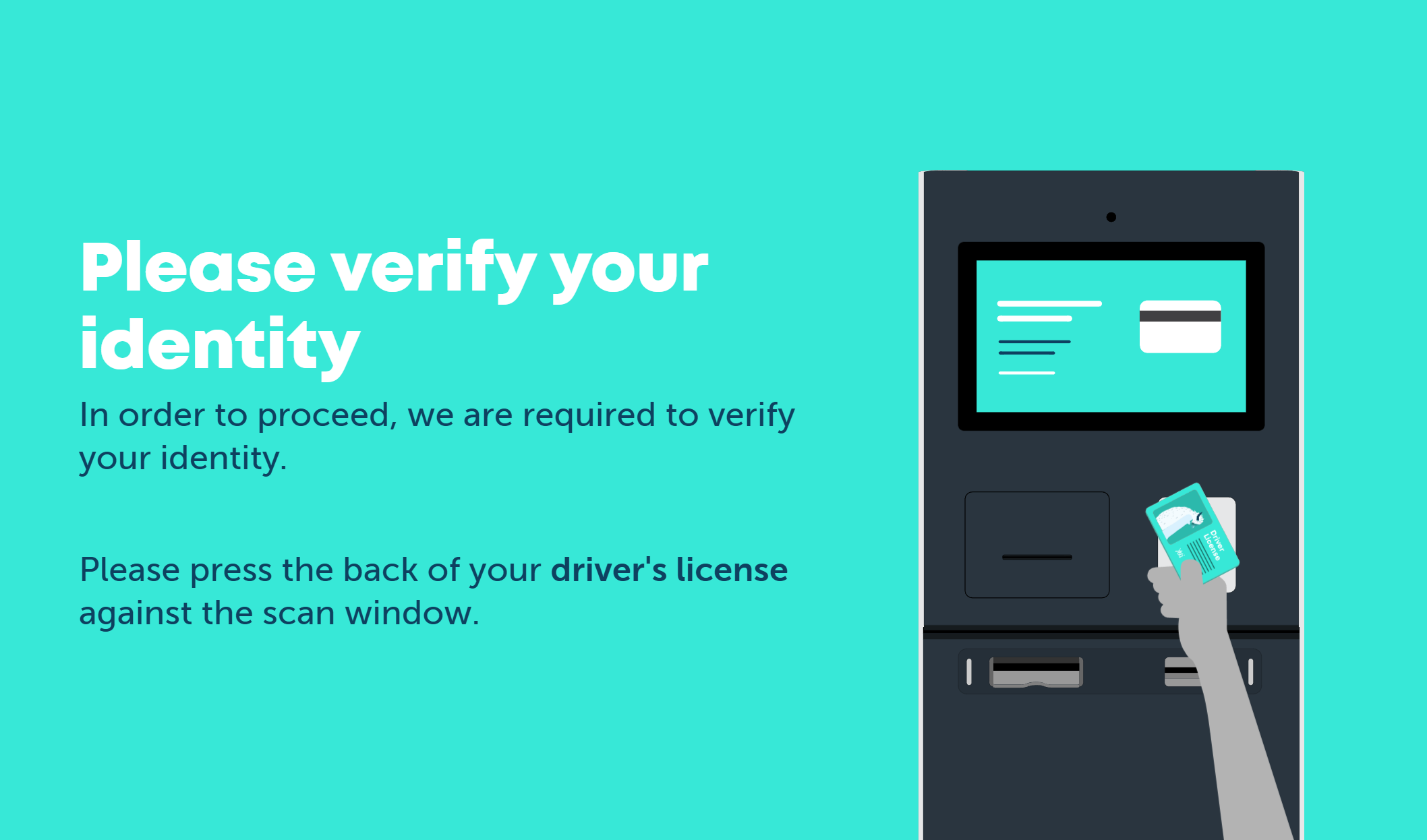 Tejo ID verification screen example